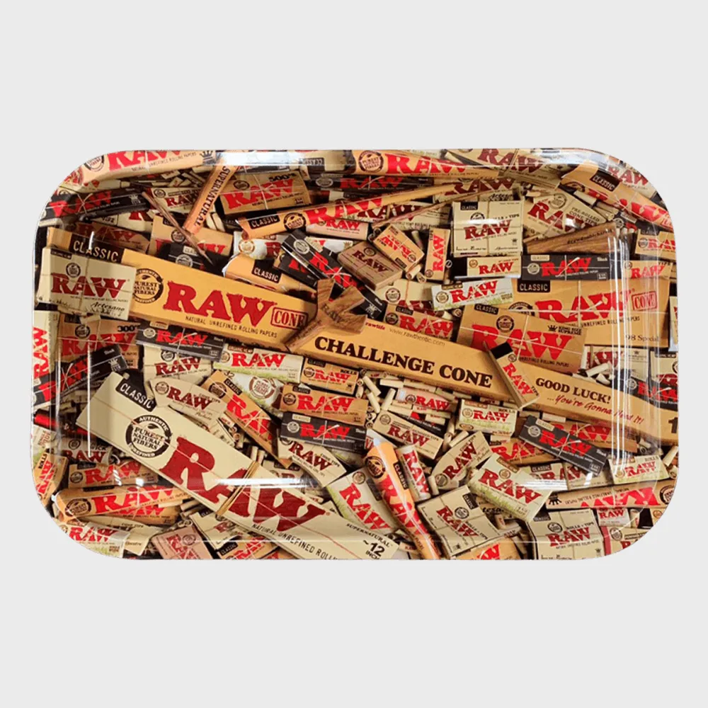 Mixed-RAWs Metal Rolling Tray 28×18 cm