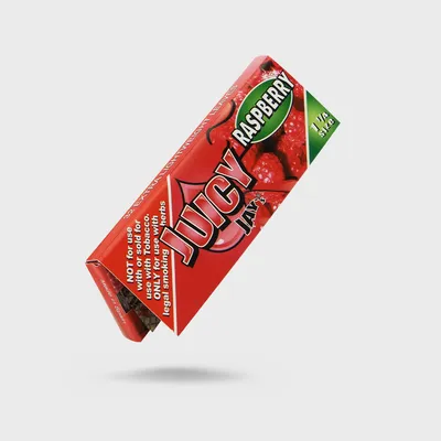 Juicy Jays Flavored Papers Size 1¼ Raspberry