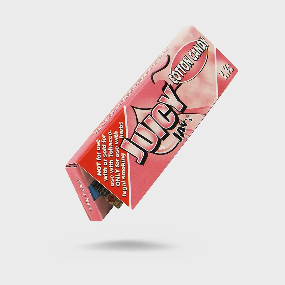 Juicy Jays Flavored Papers Size 1¼ Cotton Candy