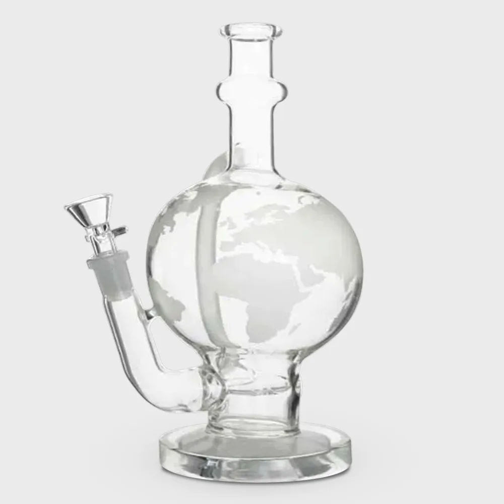 The Globe Bubble Glass Bong 25cm