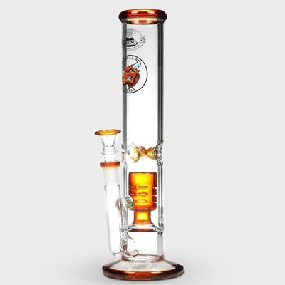 AGUNG Amber Percolator Glass Bong 30cm