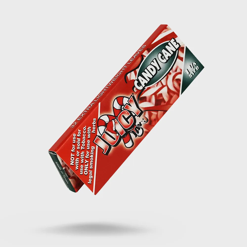 Juicy Jays Flavored Papers Size 1¼ Candy Cane