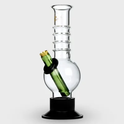 AGUNG Satin Bubble Bong with Bonza Stem 20cm