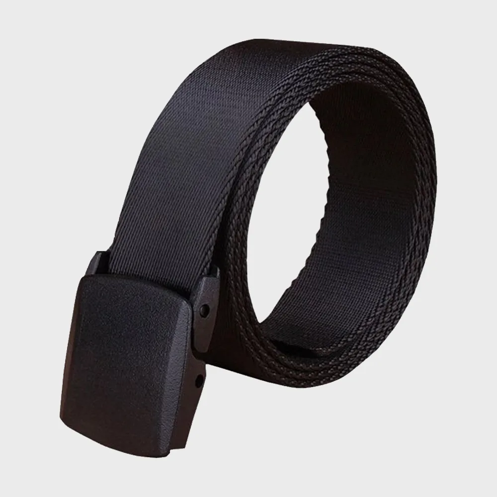 Belt with Hidden Zipper Secret Stash Pocket