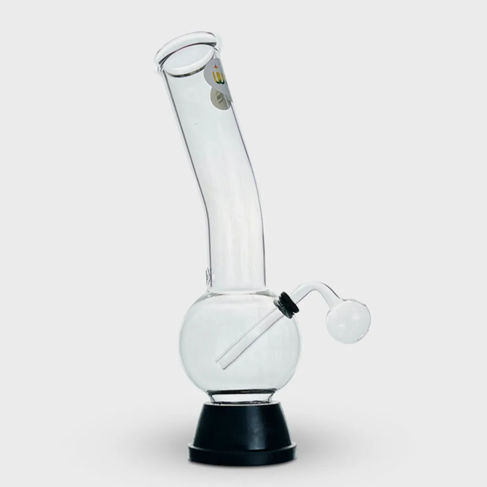 Glass Bubble Crack Bong 24cm