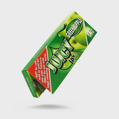 Juicy Jays Flavored Papers Size 1¼ Green Apple