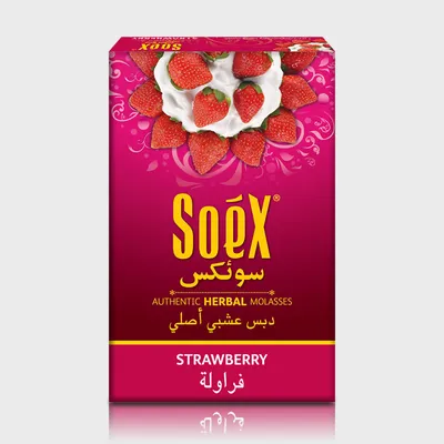 Soex Shisha Herbal Molasses Strawberry 50g