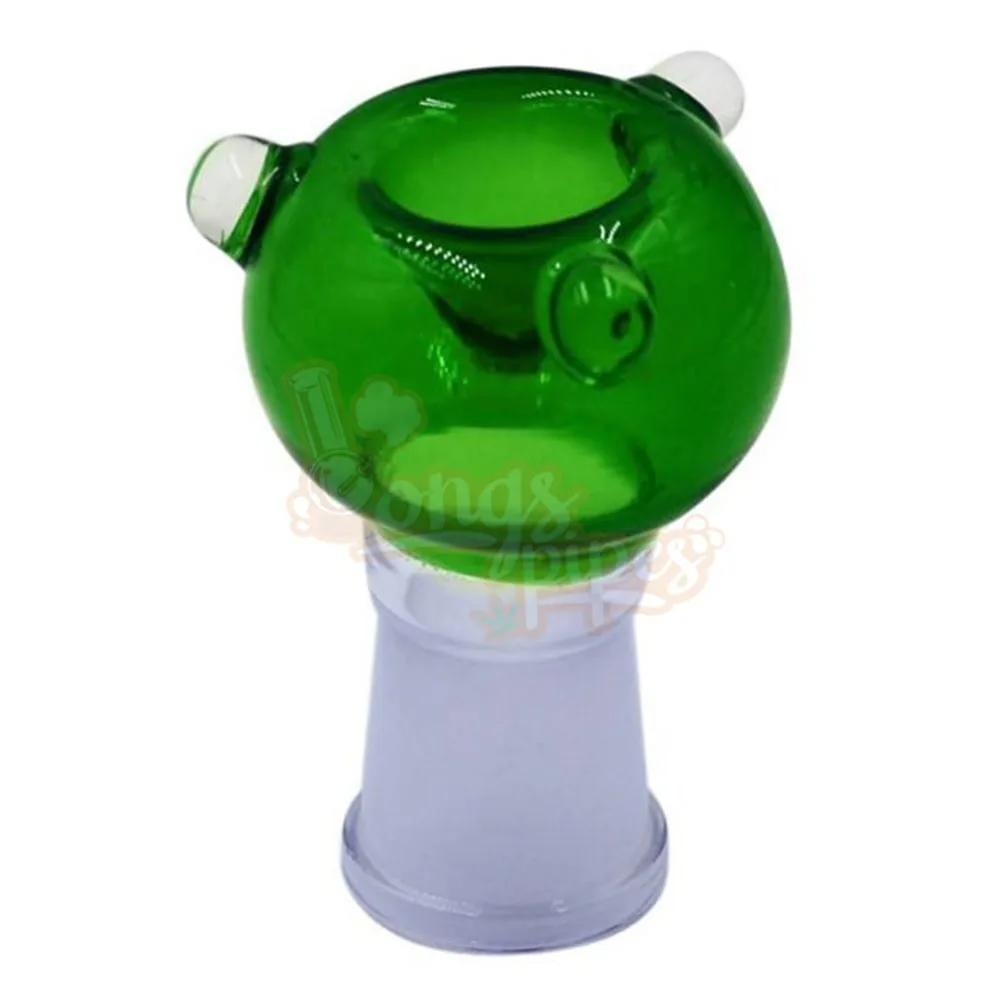 Green 14mm Slip Over Cone Piece