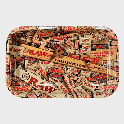 Mixed-RAWs Metal Rolling Tray 34×24 cm