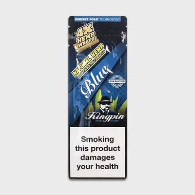 Kingpin 4X Hemp Wraps Blue